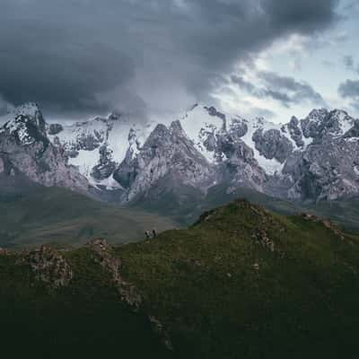 South Tian Shan Mountain Range, Rajons At-Baschy, Kyrgyz Republic