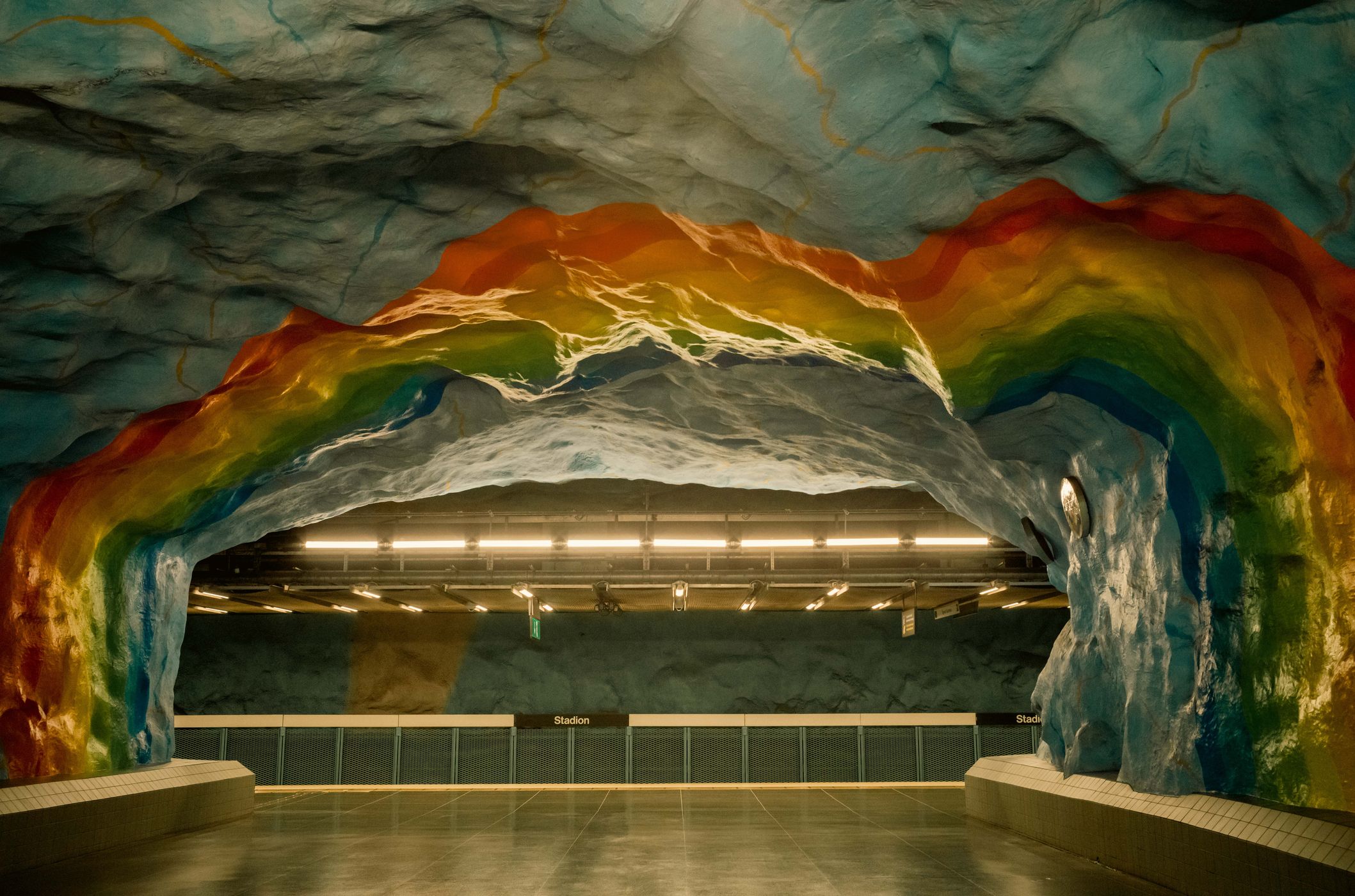 Stadion (Underground Station), Stockholm, Sweden