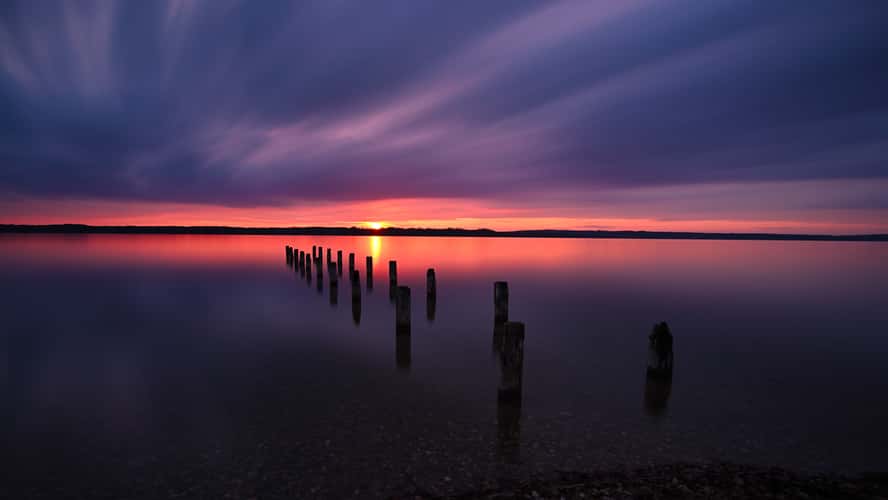 Starnberger See with view to the Alps