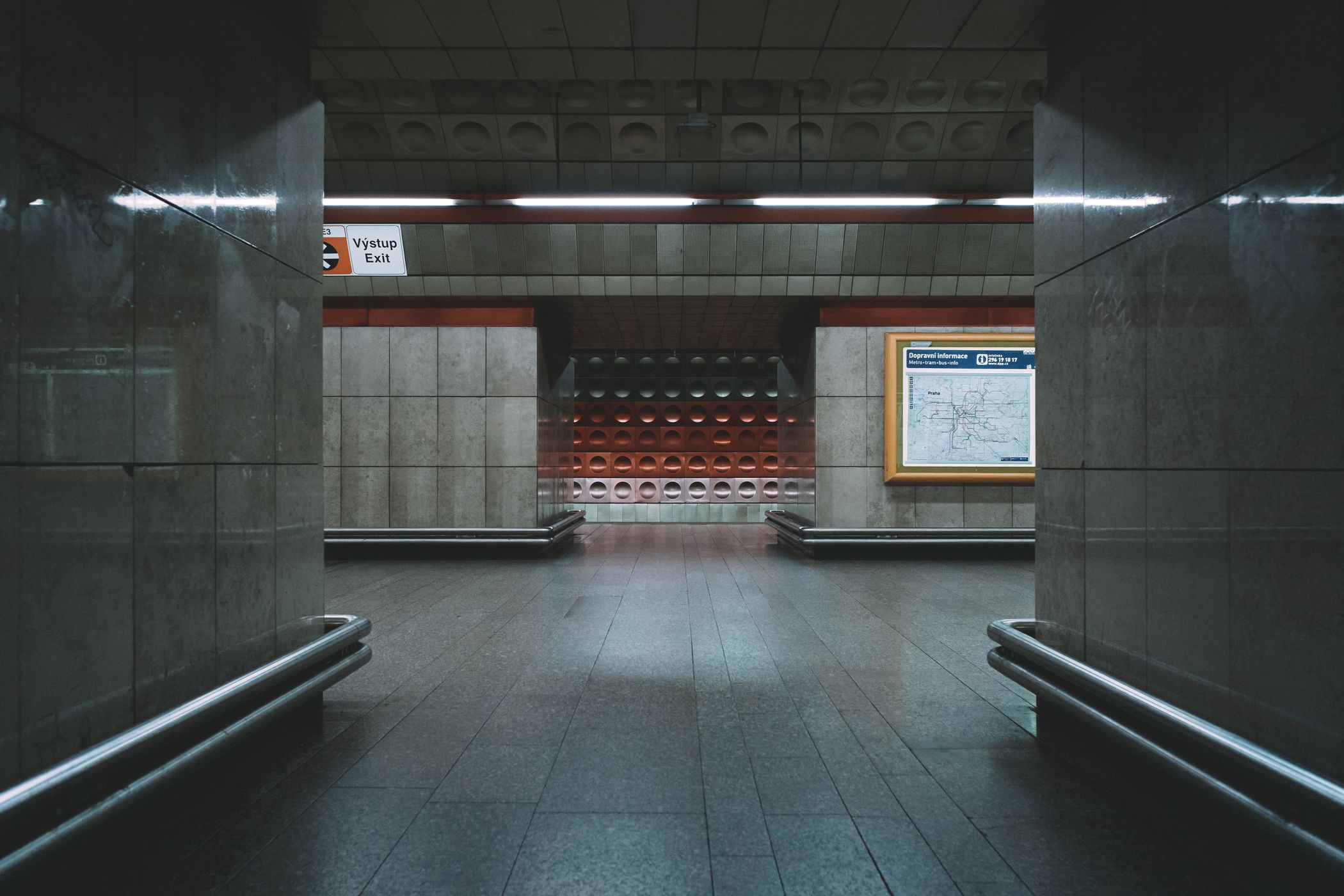 Staromestska subway station, Prague, Czech Republic