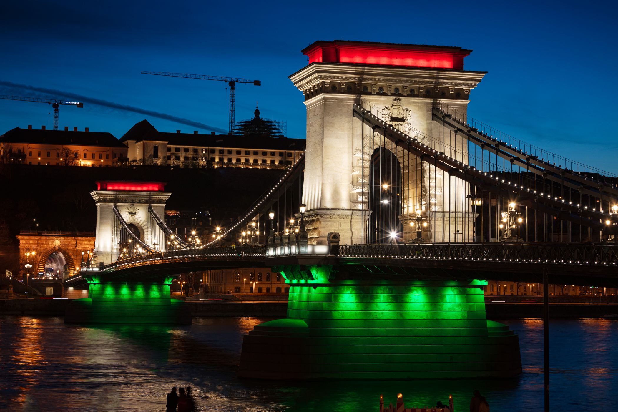 Szechenyi Chain Bridge Budapest, Hungary
