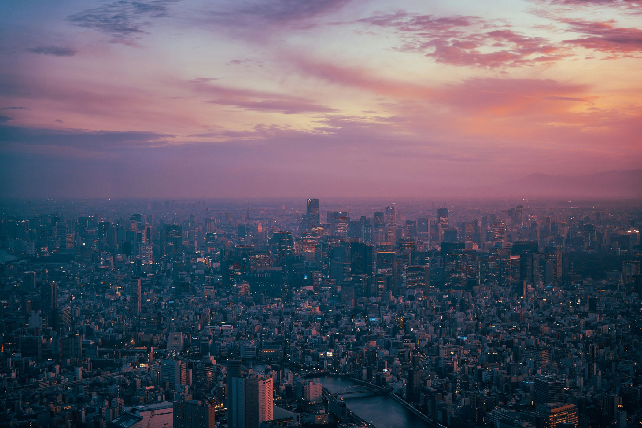 View from Tokyo Skytree, Japan