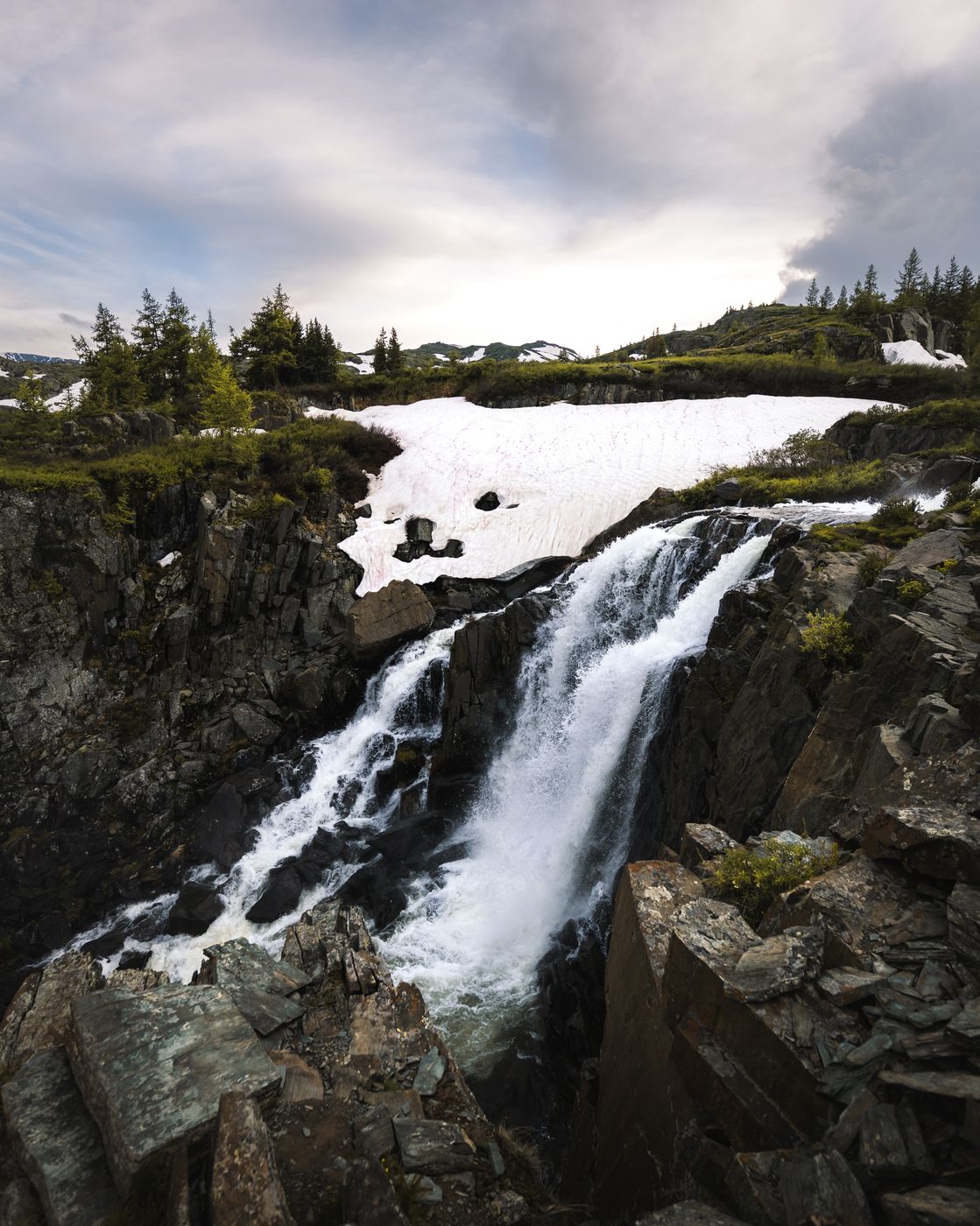 Turgen waterfall, Mongolia