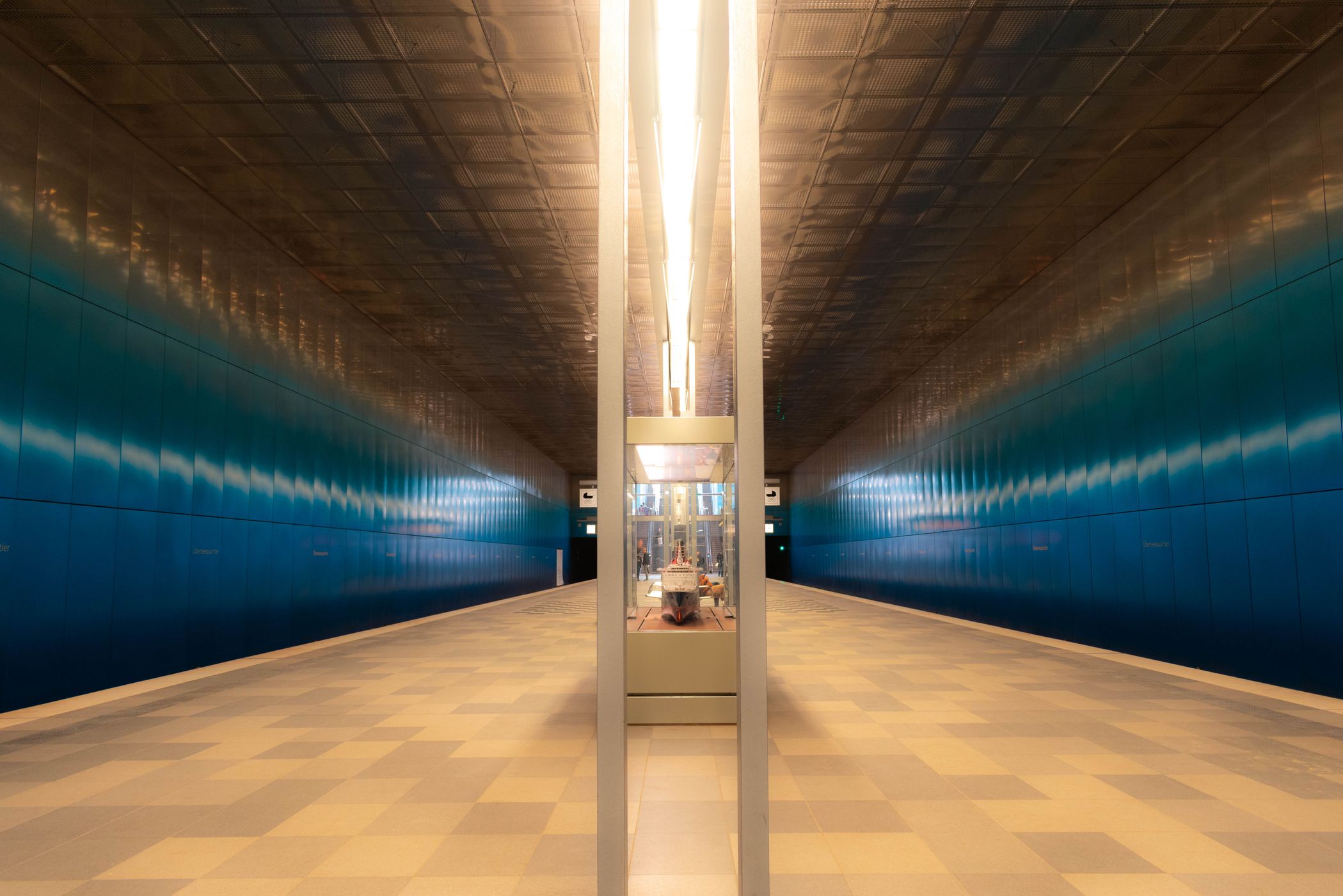 Überseequartier - Subway Station, Hamburg, Germany