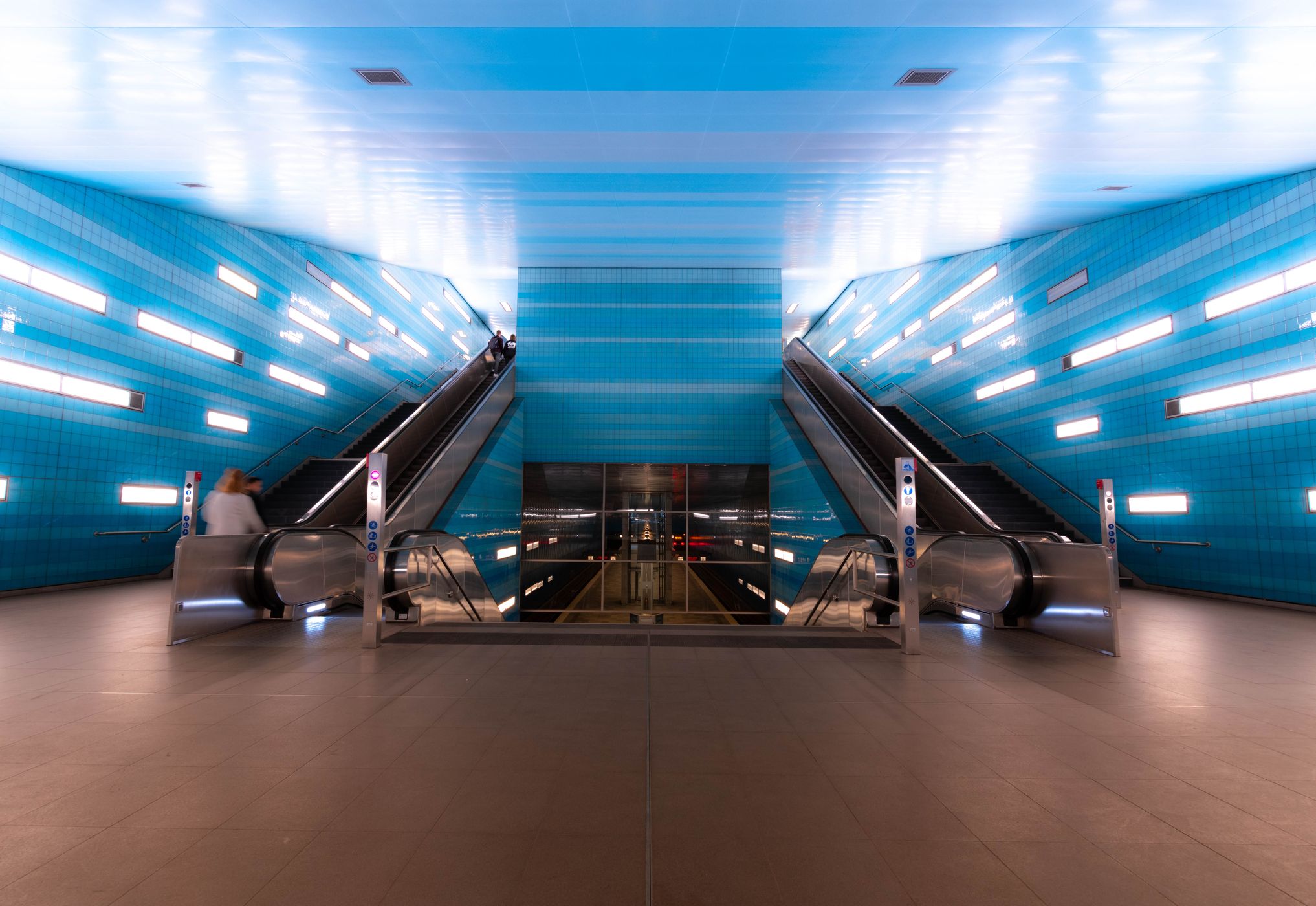 Überseequartier - Subway Station, Hamburg, Germany