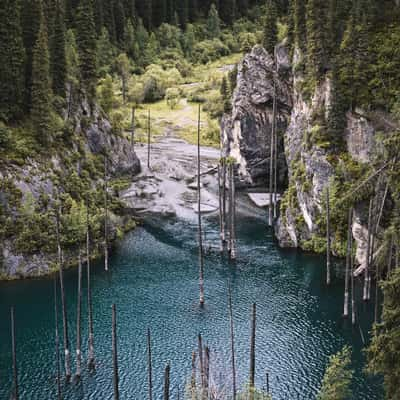 Upper View, Ozero Kaindy, Kazakhstan