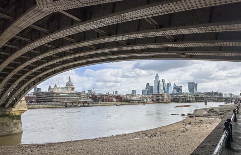 View of St Paul from Blackfriars, London
