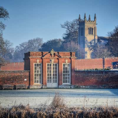 Walled garden, Ickworth House NT, United Kingdom