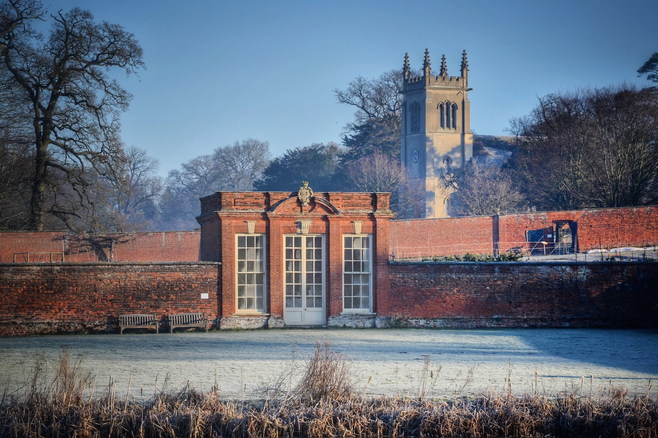 Walled garden, Ickworth House NT, United Kingdom