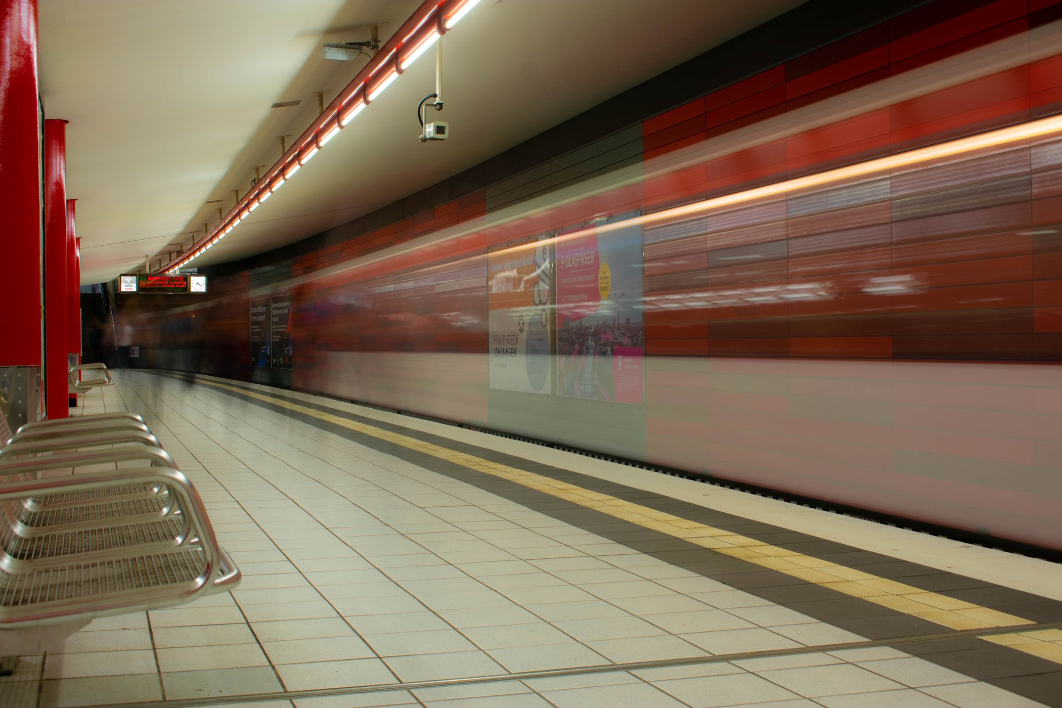 Wartenau - Subway Station, Hamburg, Germany