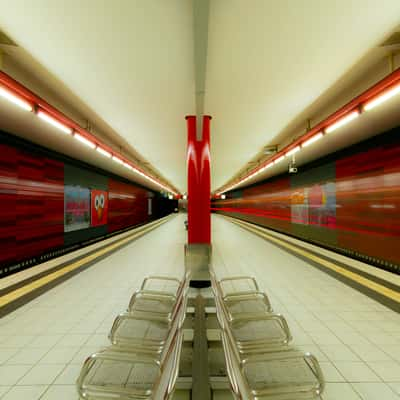 Wartenau - Subway Station, Hamburg, Germany