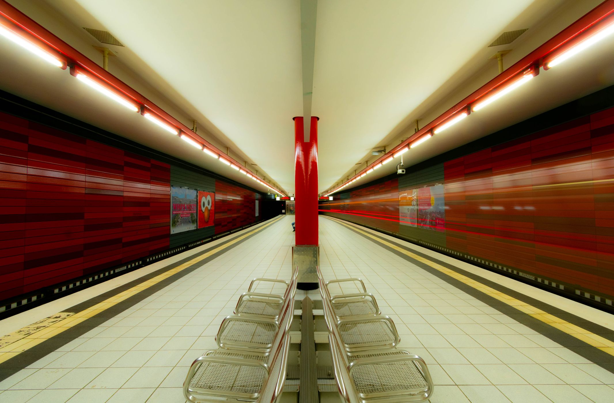 Wartenau - Subway Station, Hamburg, Germany
