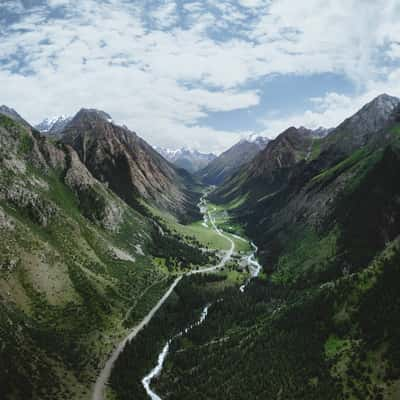 Barskoon valley, southern shore of Issyk Kul lake, Kyrgyz Republic