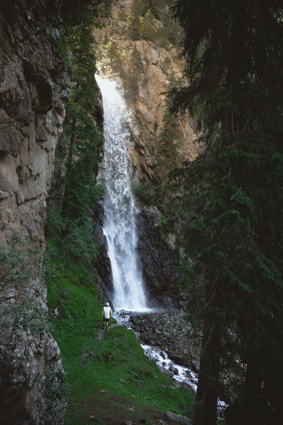 Barskoon Waterfall, Barskoon valley, Kyrgyz Republic