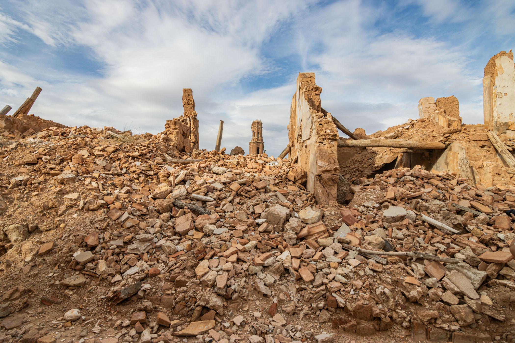 Belchite- Desastres de una guerra, Spain