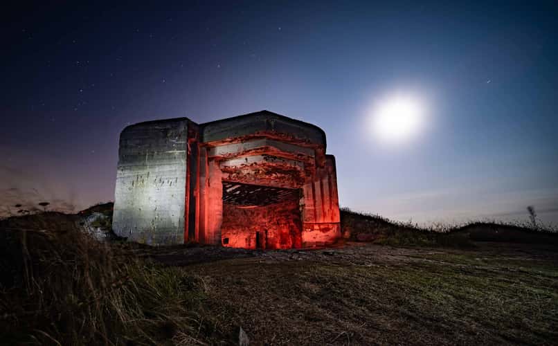 Bunker at the Atlantic Battle Memorial Museum