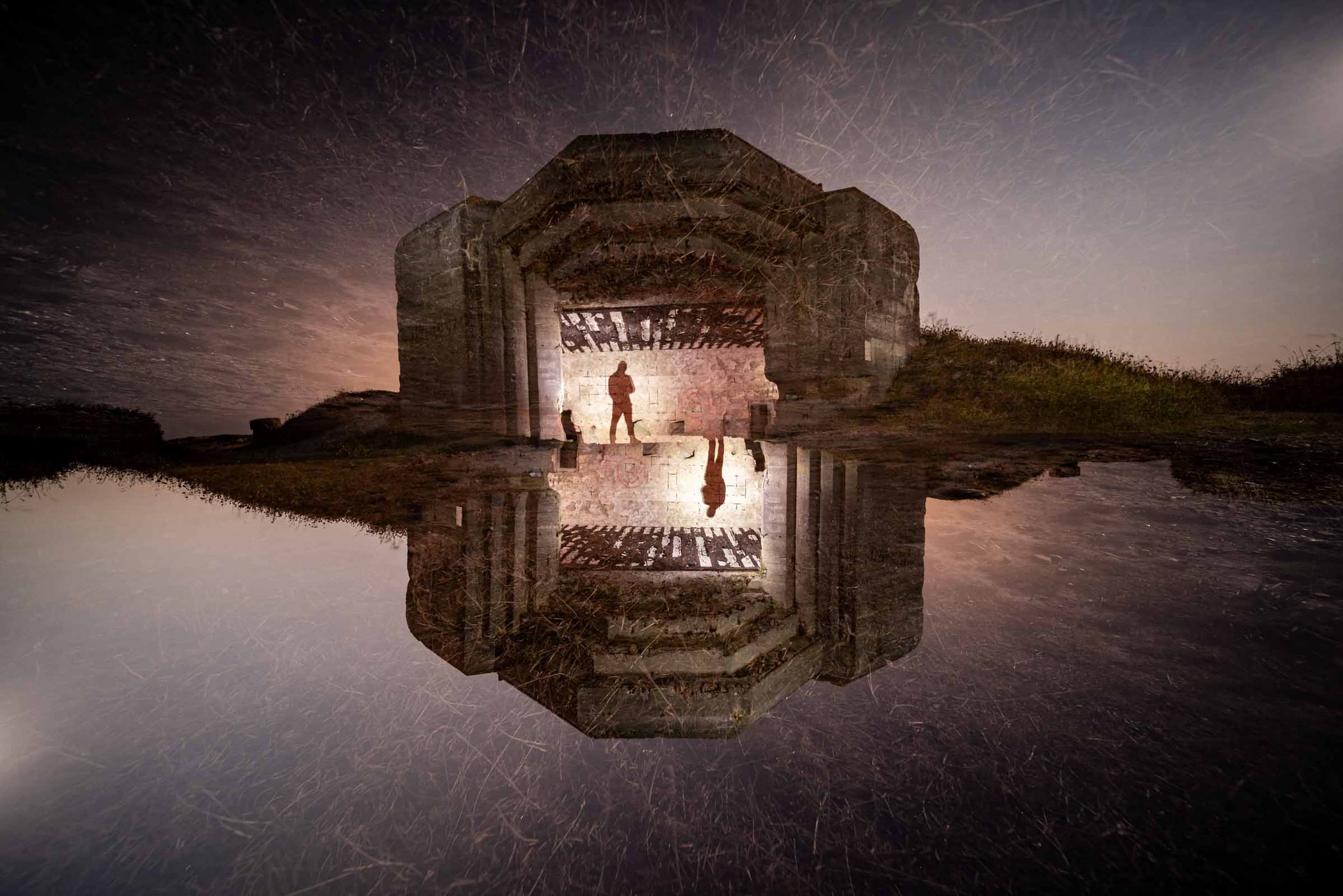 Bunker at the Atlantic Battle Memorial Museum, France
