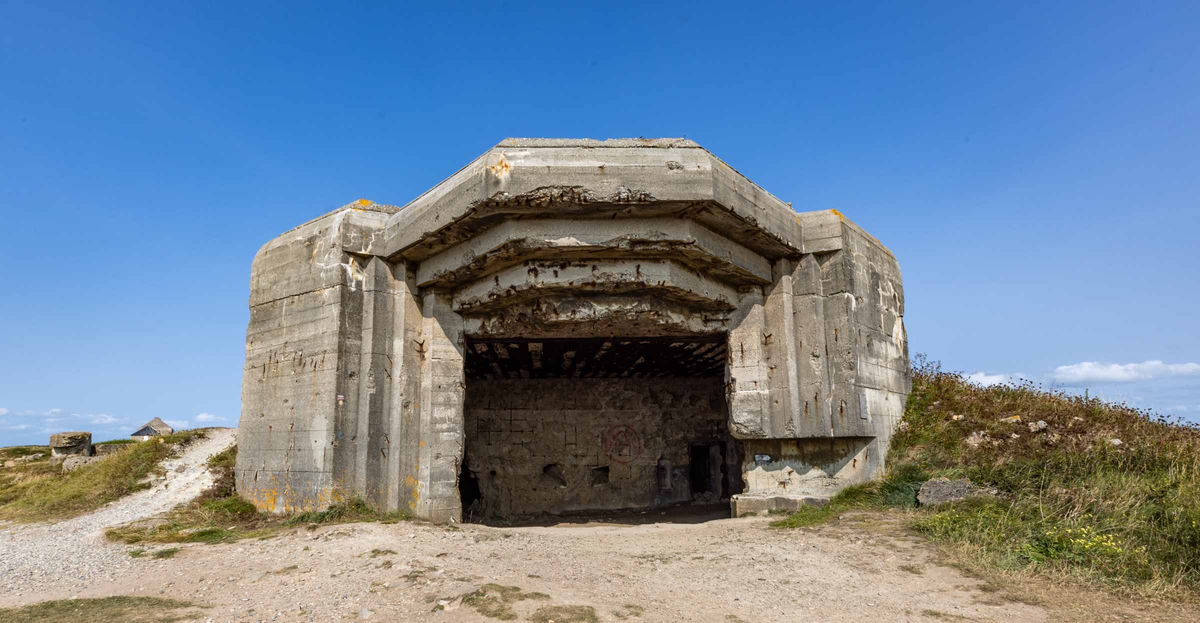 Bunker at the Atlantic Battle Memorial Museum, France