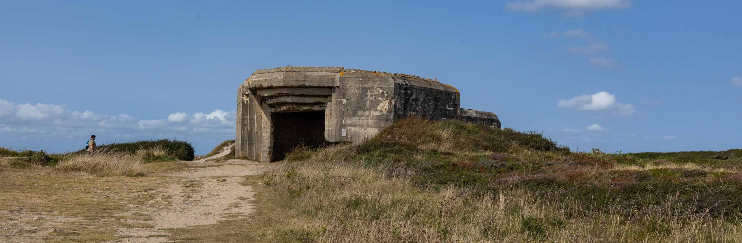 Bunker at the Atlantic Battle Memorial Museum, France