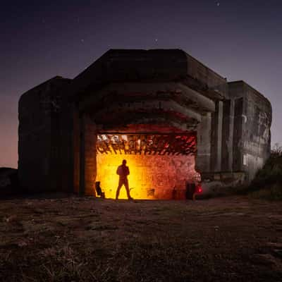 Bunker at the Atlantic Battle Memorial Museum, France