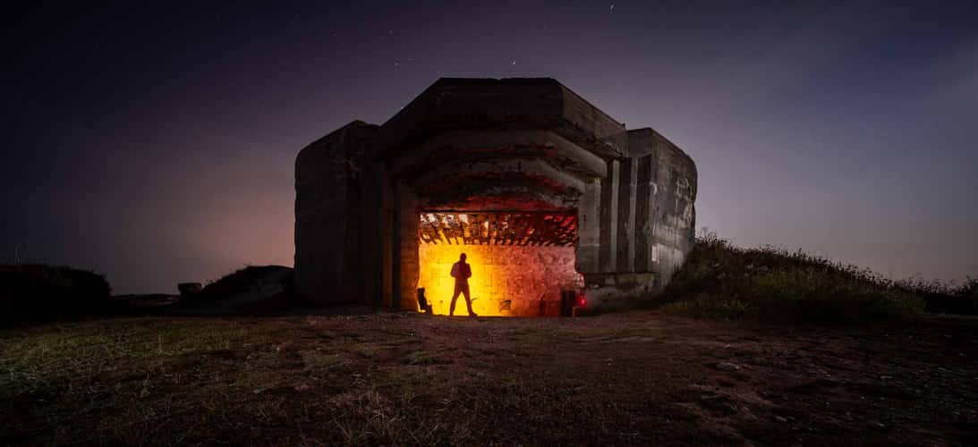 Bunker at the Atlantic Battle Memorial Museum