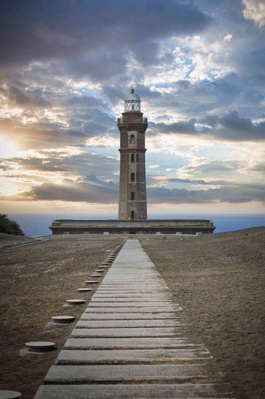 Capelinhos Lighthouse, Faial Island, Azores, Portugal