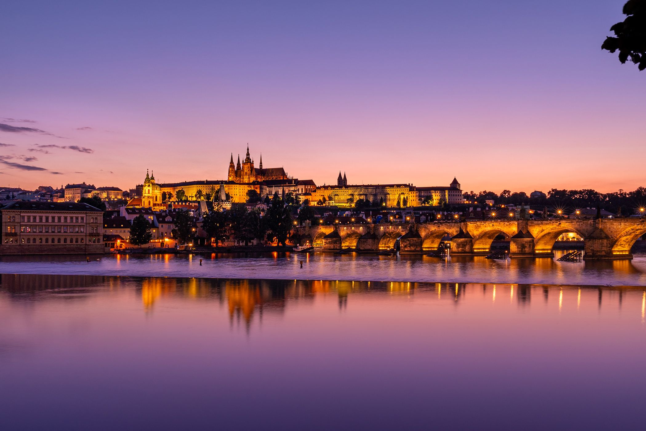 Charles Bridge and Prague Castle, Prague, Czech Republic