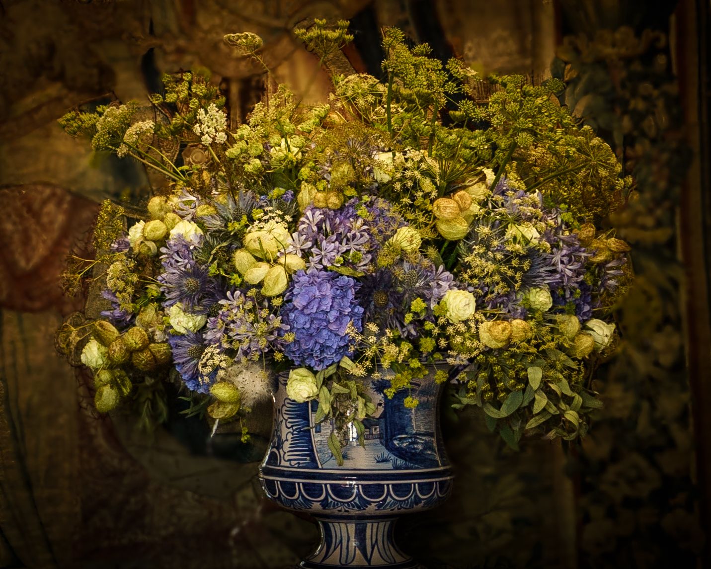 Fantastic floral compositions, France