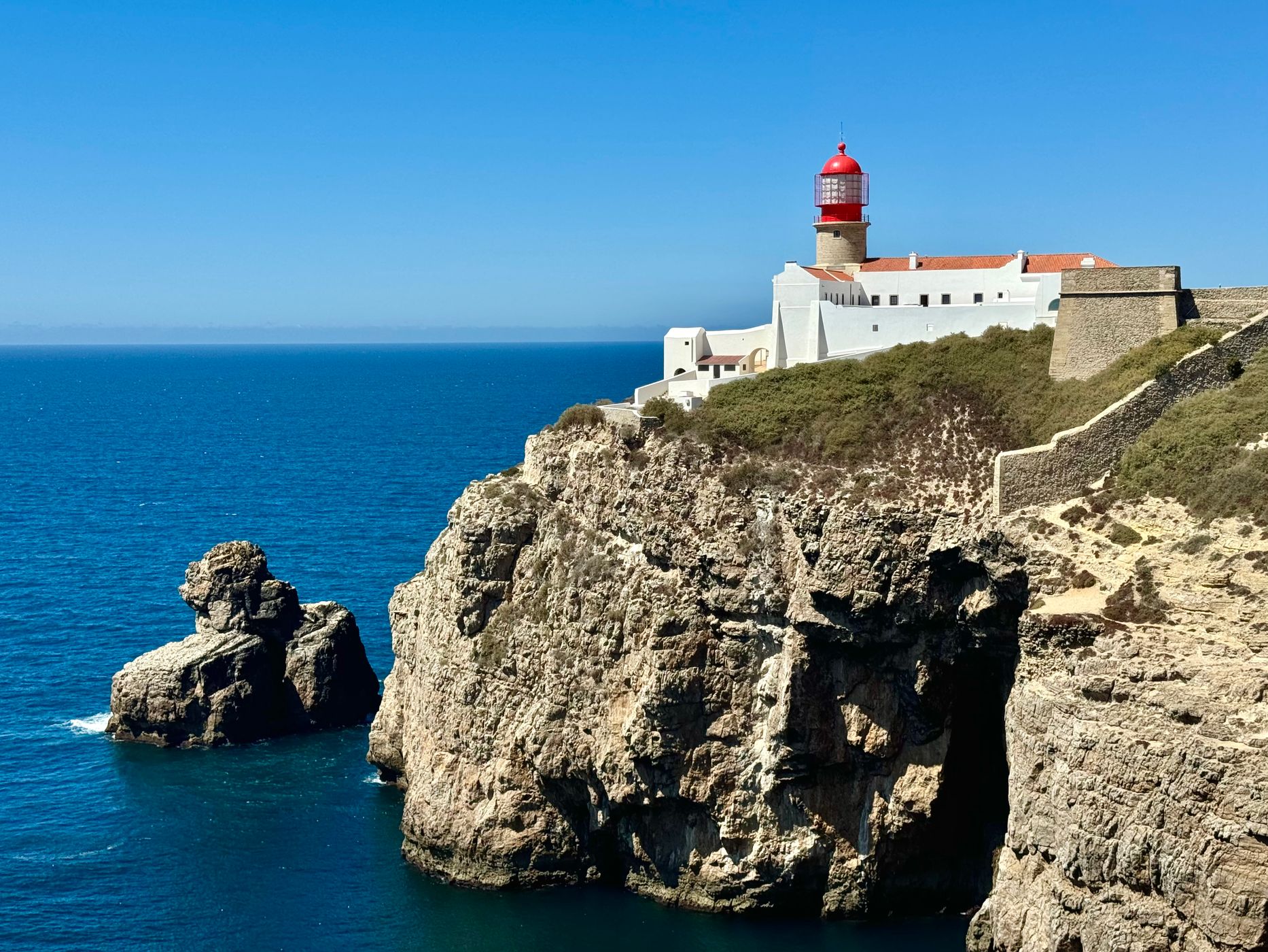 At the end of the world, Cabo de São Vicente, Algarve, Portugal