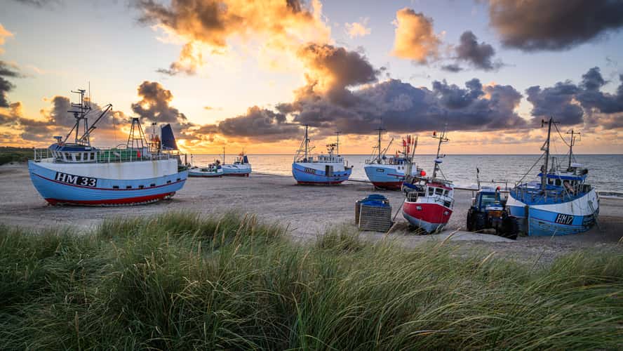 Fishing Boats at Torupstrand