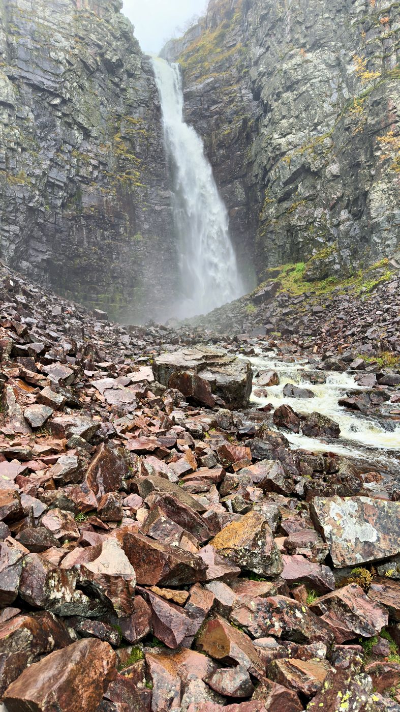 Njupesskär Waterfall, Fulufjället National Park, Sweden