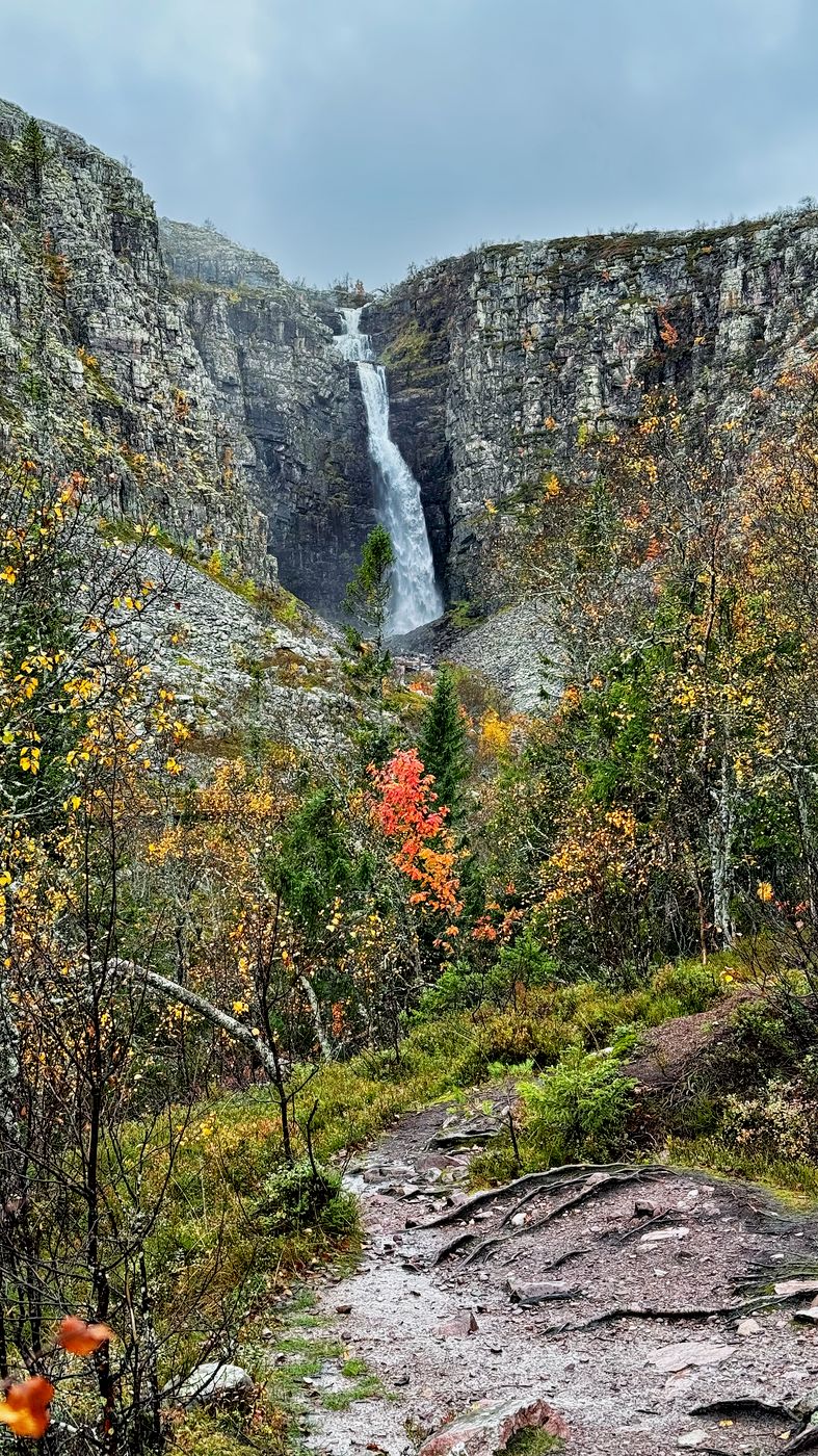 Njupesskär Waterfall, Fulufjället National Park, Sweden