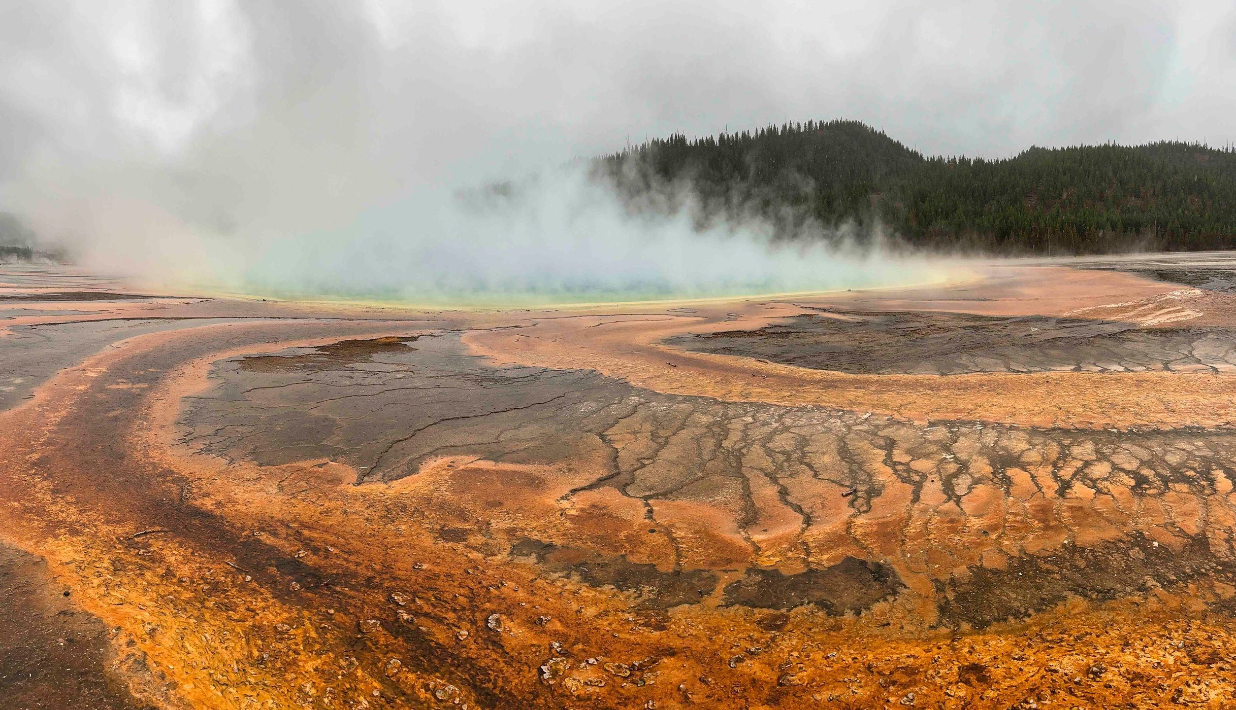 Grand Prismatic Spring, Yellowstone National Park, USA