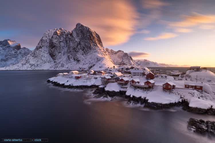Hamnøy, classic view, Lofoten