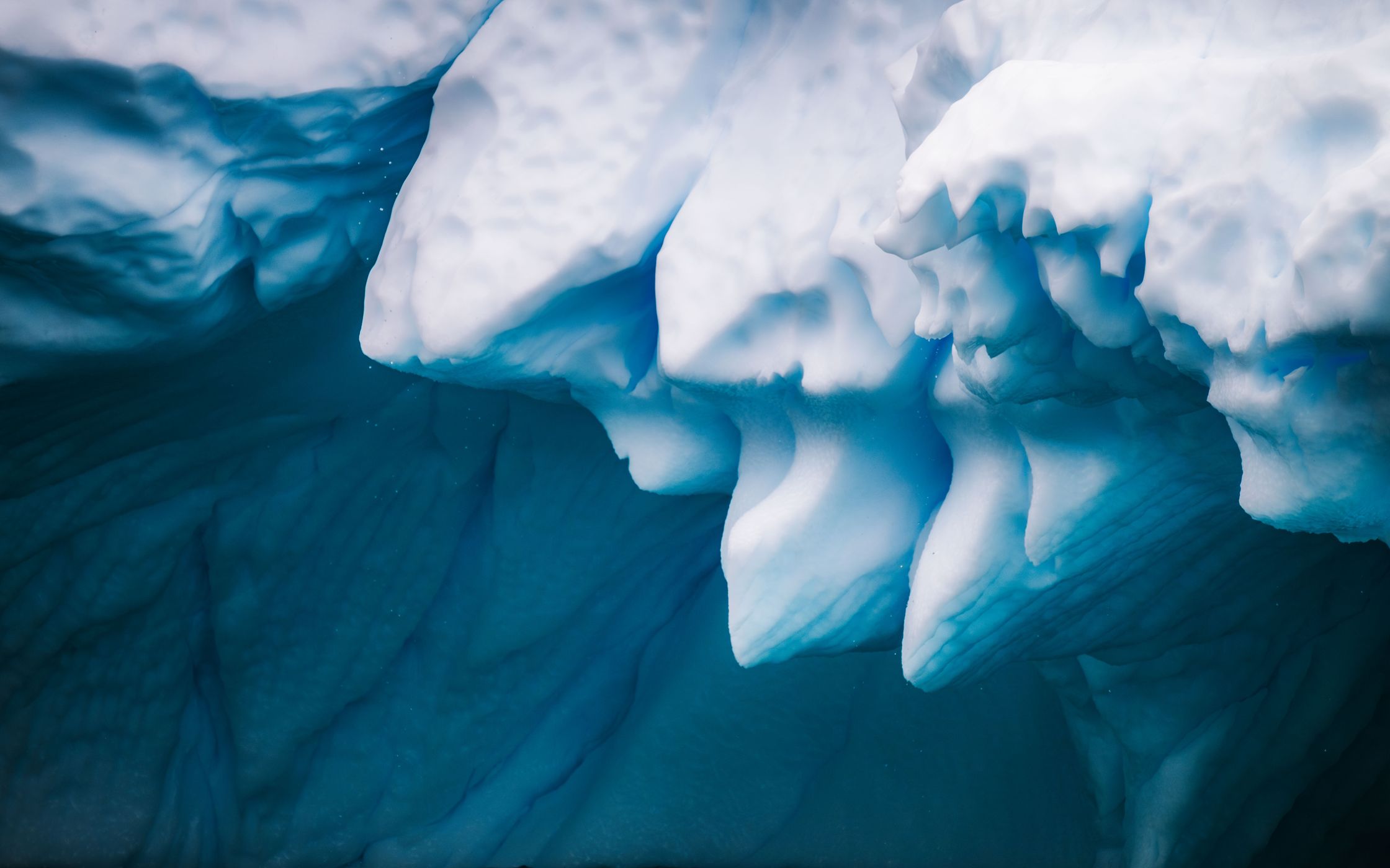 Icebergs, near Kulusuk airport, Greenland