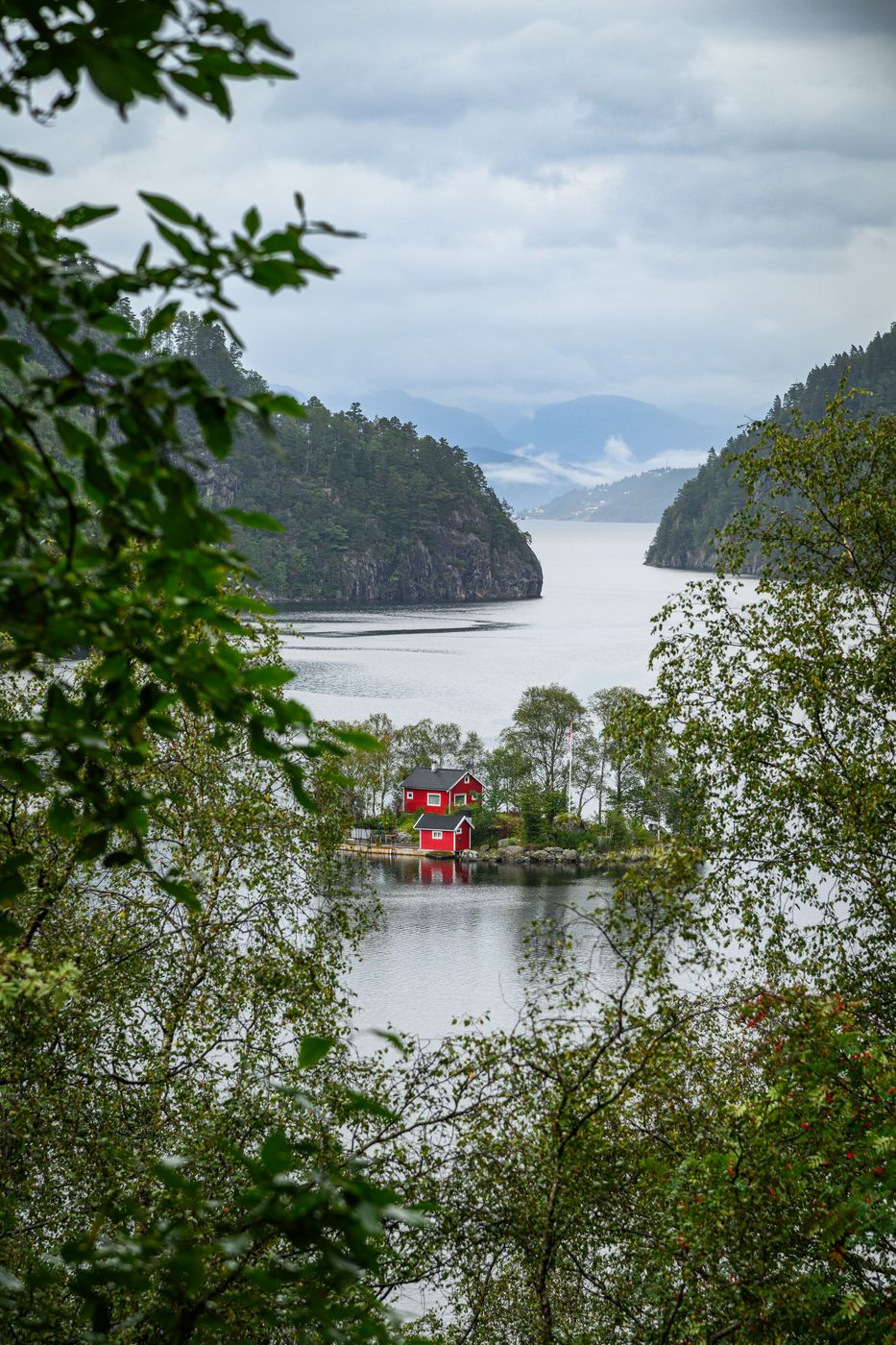 Island of Lovrafjorden, Norway