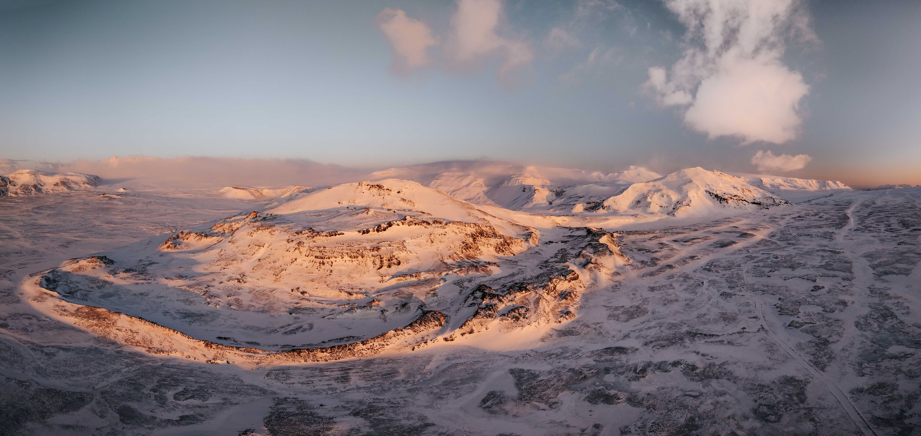 Kaldadalsvegur, Langjökull, Iceland