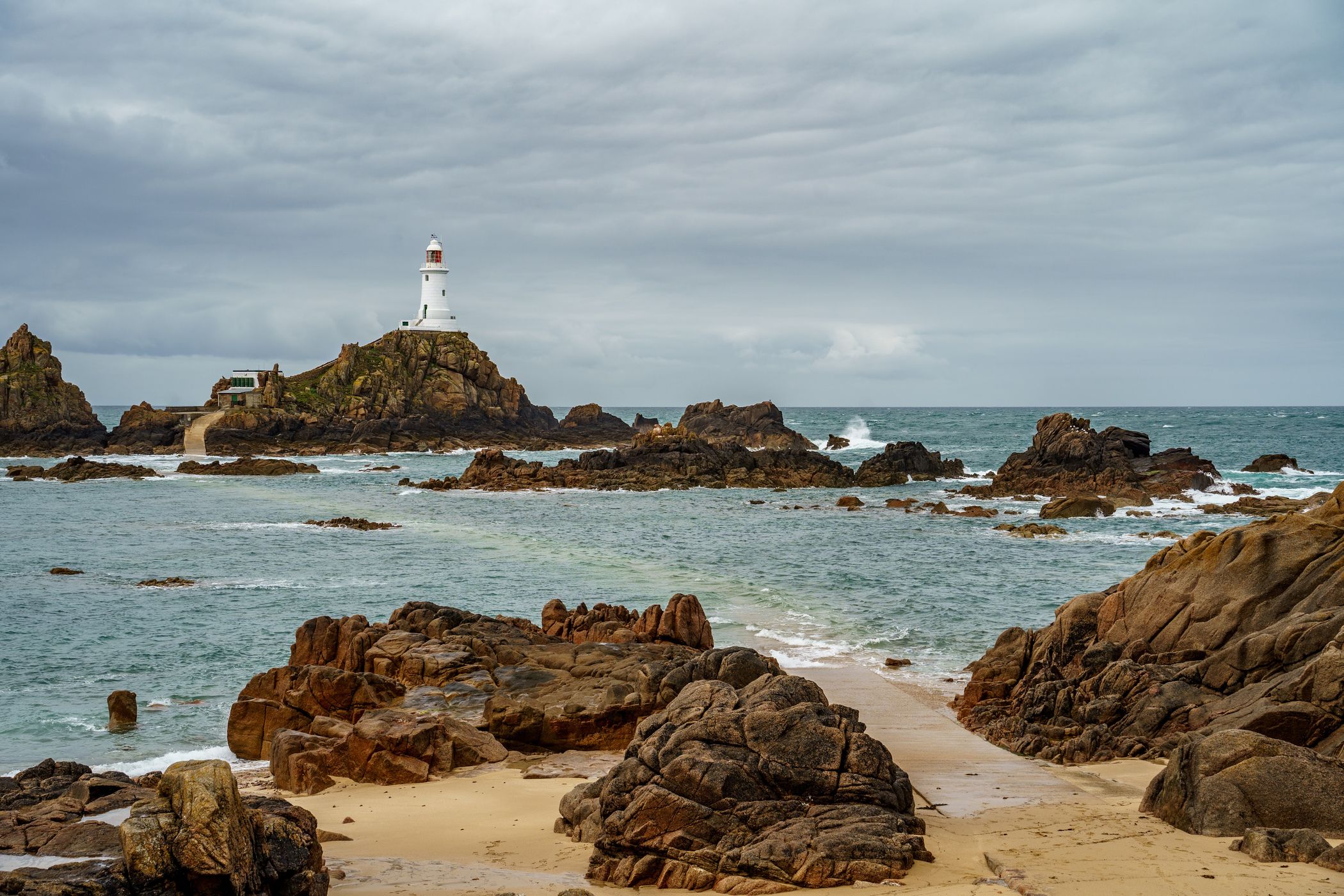 La Corbiere Lighthouse, Jersey