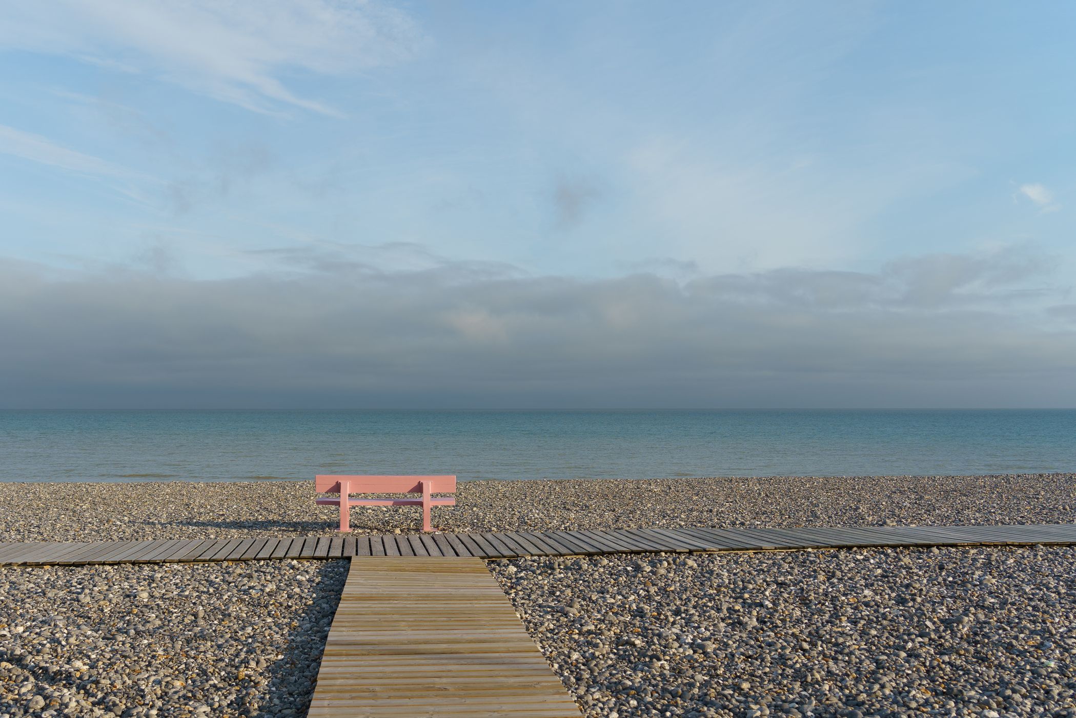 Le Tréport beach (plage), France