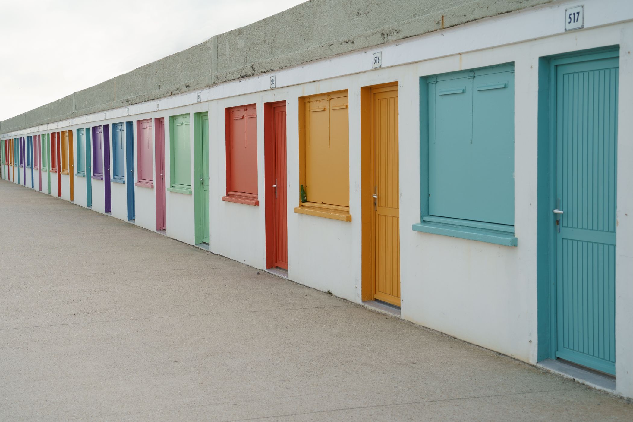 Le Tréport beach (plage), France