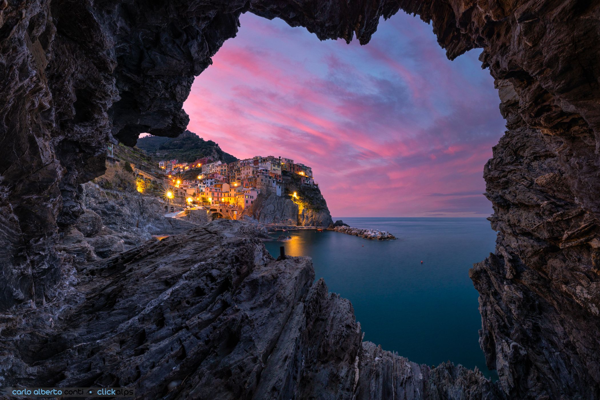 Manarola Cave, Cinque Terre, Italy