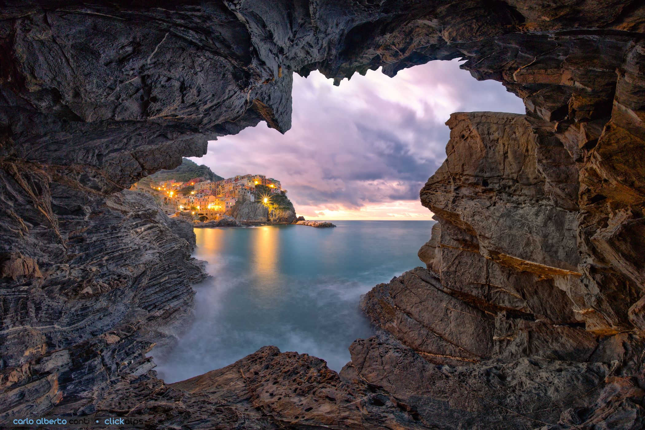 Manarola Cave, Cinque Terre, Italy