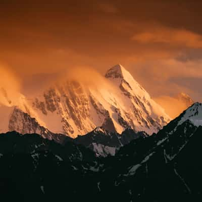 Mountain view from Ala Kull Pass, Oblus Yssyk-Köl, Kyrgyz Republic