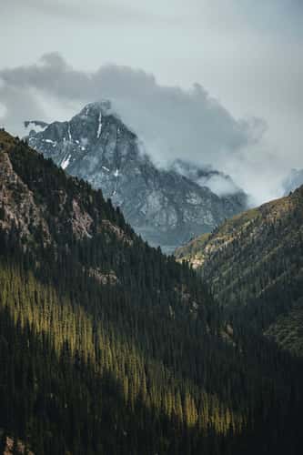 Mountain view from Karakol gorge