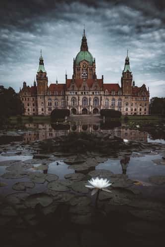 New Town Hall from Trammplatz, Hanover