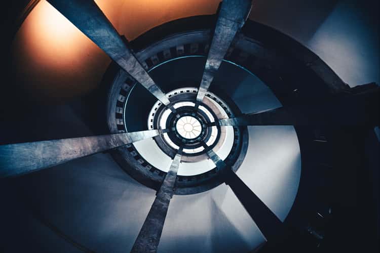 Staircase inside New Town Hall, Hanover