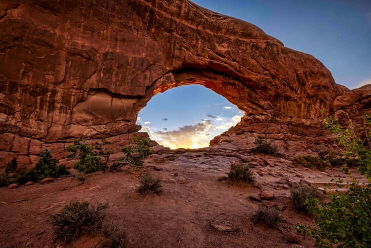 North Window in Arches National Park