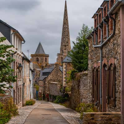 Old town of Tréguier, France