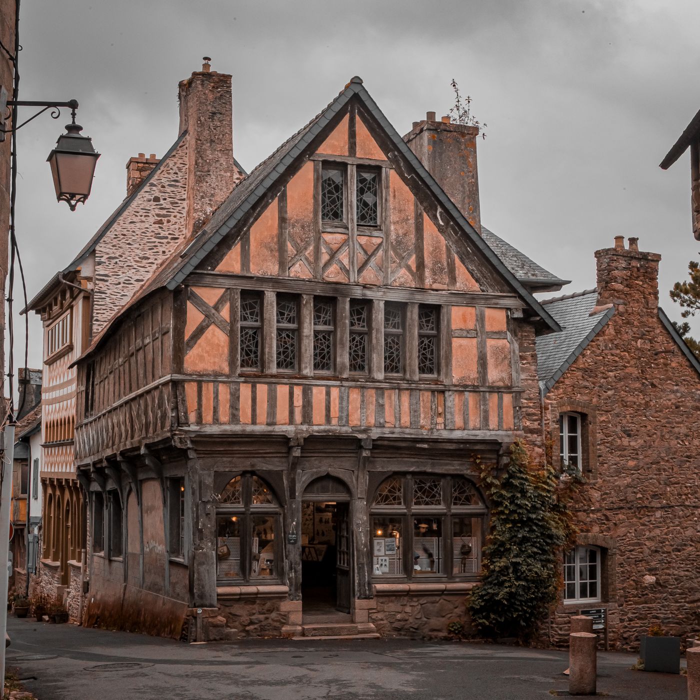 Old town of Tréguier, France