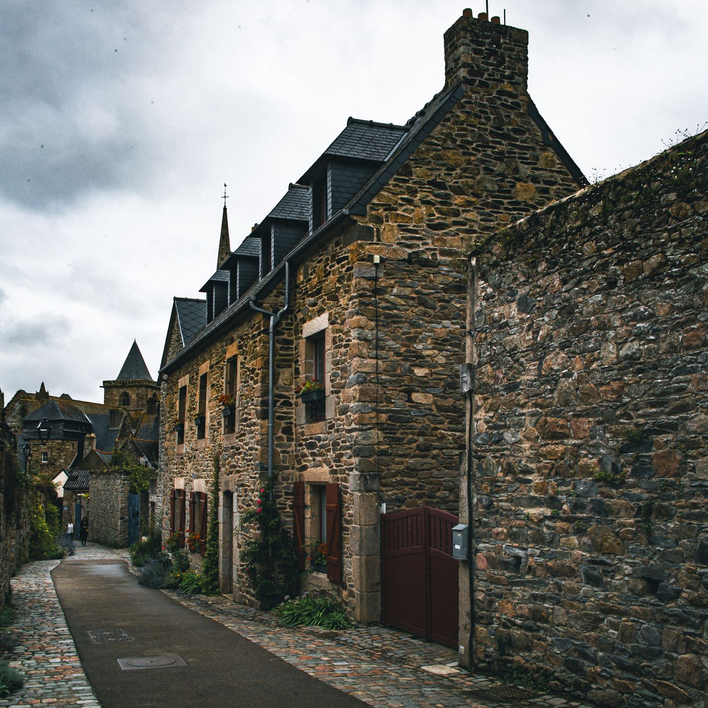 Old town of Tréguier, France